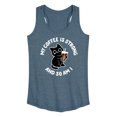 thumbnail image 1 of Instant Message - Coffee Is Strong - Women's Racerback Tank Top, 1 of 6
