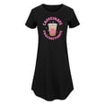 thumbnail image 1 of Instant Message - Coffee Lover - Caffeinate & Procrastinate - Women's Any Way Dress, 1 of 7