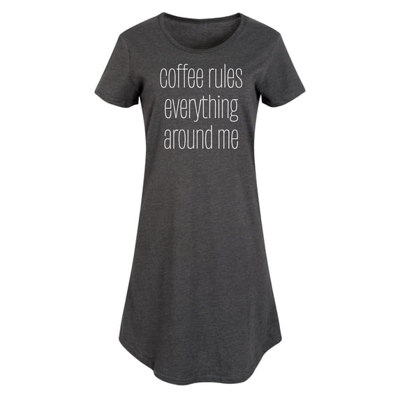 Instant Message - Coffee Rules Everything - Women's Any Way Dress