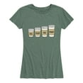 thumbnail image 1 of Instant Message - Coffee Small Medium Large Monday  - Women's Short Sleeve Graphic T-Shirt, 1 of 5