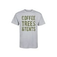thumbnail image 1 of Instant Message - Coffee Trees And Tents - Men's Short Sleeve Graphic T-Shirt, 1 of 5