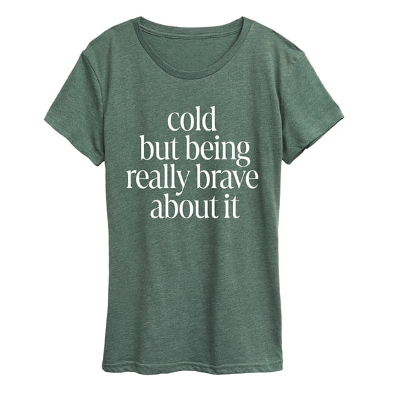 Instant Message - Cold, But Brave Short Sleeve Graphic T-Shirt