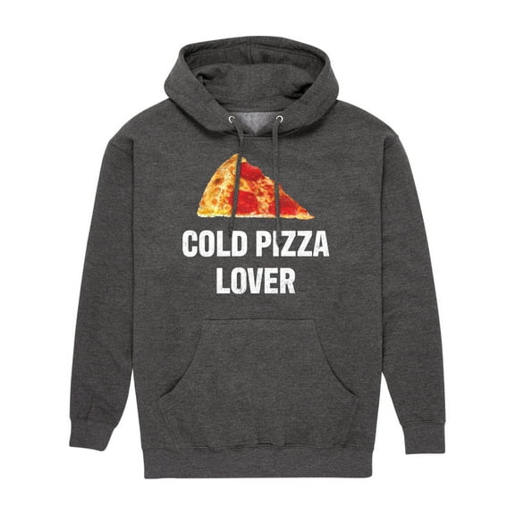 Instant Message - Cold Pizza Lover - Men's Pullover Hooded Fleece Sweatshirt