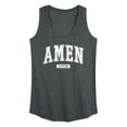 thumbnail image 1 of Instant Message - Collegiate Amen - Women's Racerback Tank Top, 1 of 6