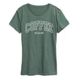 thumbnail image 1 of Instant Message - Collegiate Coffee Please Short Sleeve Graphic T-Shirt, 1 of 5