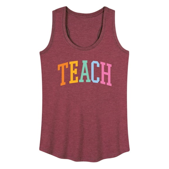 Instant Message - Collegiate Teach - Women's Racerback Tank Top