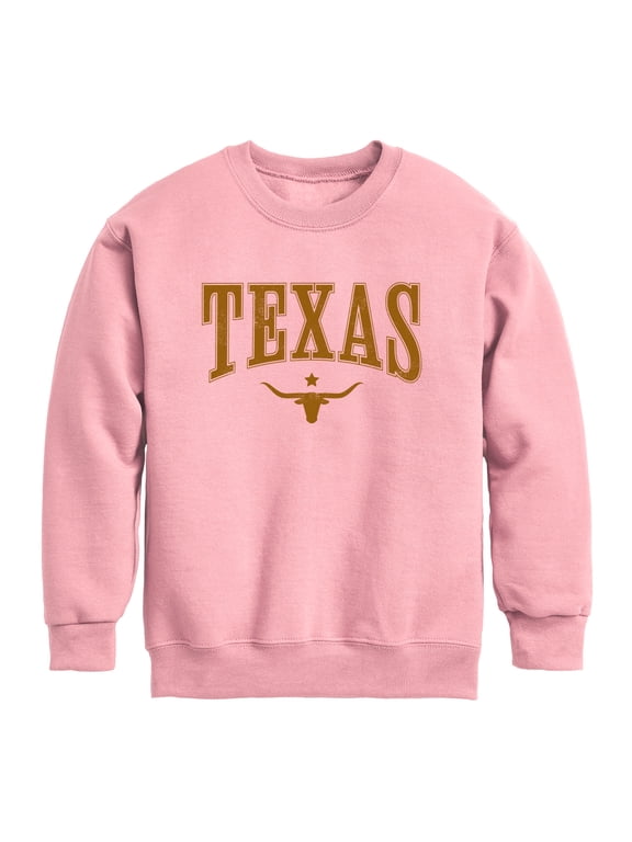 - Collegiate Texas Boys' Graphic Long Sleeve Fleece Sweatshirt
