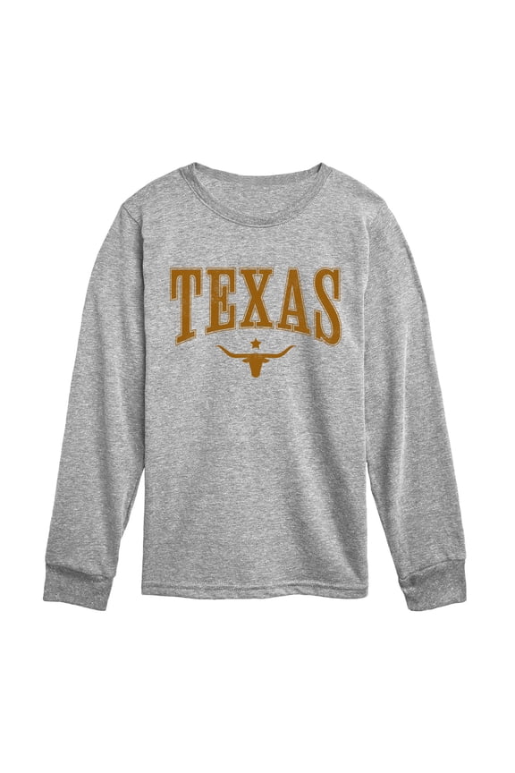 - Collegiate Texas Long Sleeve Graphic T-Shirt