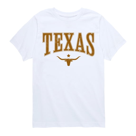 Instant Message - Collegiate Texas Short Sleeve Graphic T-Shirt