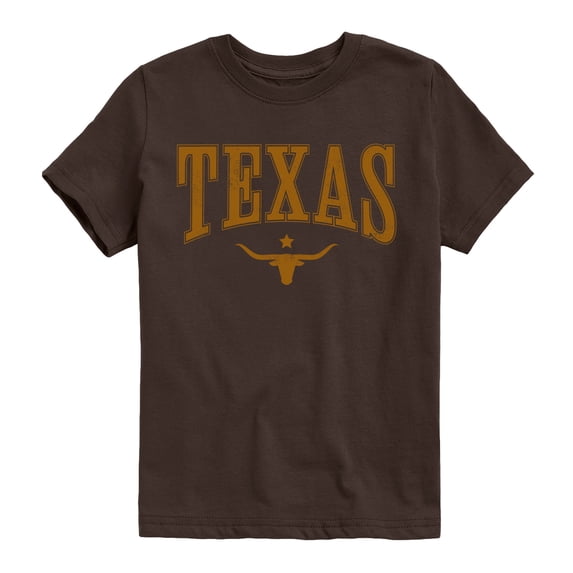 Instant Message - Collegiate Texas Short Sleeve Graphic T-Shirt