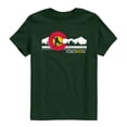thumbnail image 1 of Instant Message - Colorado Flag Snowboarder - Youth Short Sleeve Graphic T-shirt, 1 of 4