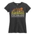 thumbnail image 1 of Instant Message - Colorado Mountains Distressed - Women's Short Sleeve Graphic T-Shirt, 1 of 5