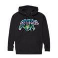 thumbnail image 1 of Instant Message - Colored Grizzly - Adult Pullover Hooded Fleece Sweatshirt, 1 of 5