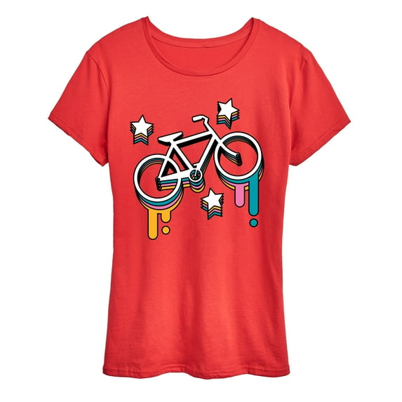 Instant Message - Colorful Bike - Women's Short Sleeve Graphic T-Shirt