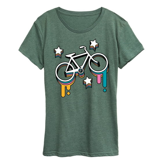 Instant Message - Colorful Bike - Women's Short Sleeve Graphic T-Shirt