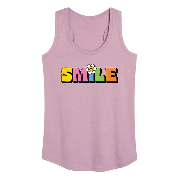 Instant Message - Colorful Smile - Women's Racerback Tank Top