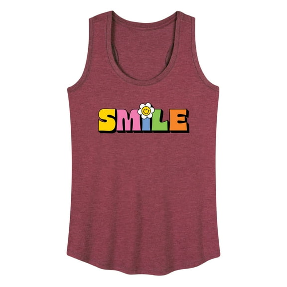 Instant Message - Colorful Smile - Women's Racerback Tank Top