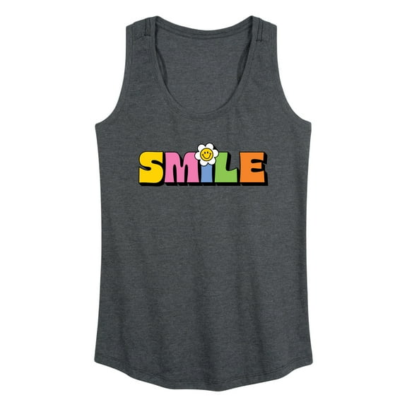 Instant Message - Colorful Smile - Women's Racerback Tank Top