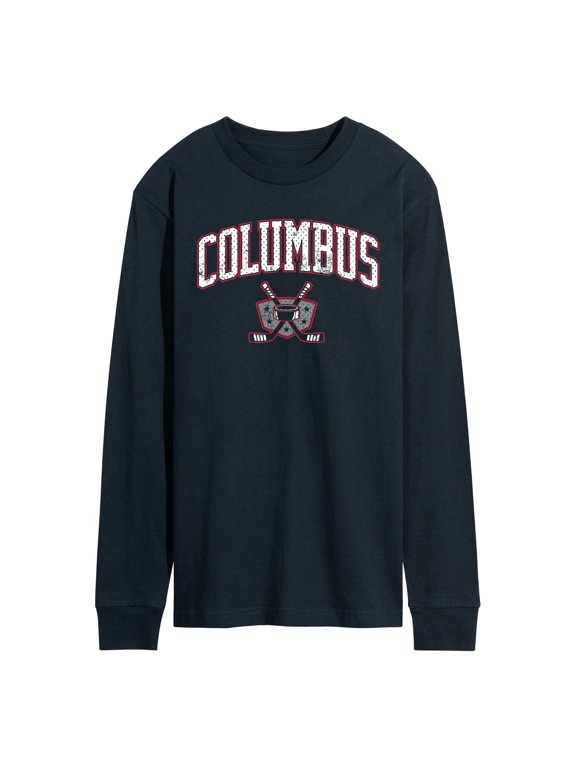 - Columbus Hockey Men's Long Sleeve Graphic T-Shirt