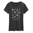 thumbnail image 1 of Instant Message - Comfort and Joy Snow - Women's Short Sleeve Graphic T-shirt, 1 of 5