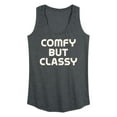 thumbnail image 1 of Instant Message - Comfy But Classy - Women's Racerback Tank Top, 1 of 6