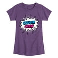 thumbnail image 1 of Instant Message - Comic Cousin Crew - Toddler & Youth Girls Short Sleeve Graphic T-Shirt, 1 of 6
