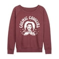 thumbnail image 1 of Instant Message - Comic Cowgirl - Ladies French Terry Long Sleeve Shirt, 1 of 5