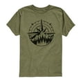 thumbnail image 1 of Instant Message - Compass Nature Scene - Youth Short Sleeve Graphic T-Shirt, 1 of 5
