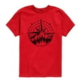thumbnail image 1 of Instant Message - Compass Nature Scene - Youth Short Sleeve Graphic T-Shirt, 1 of 4