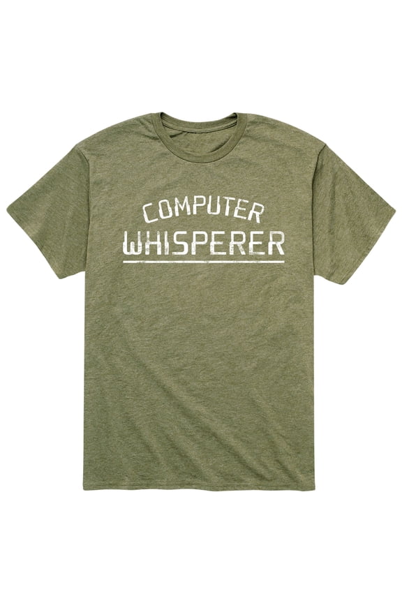- Computer Whisperer Short Sleeve Graphic T-Shirt