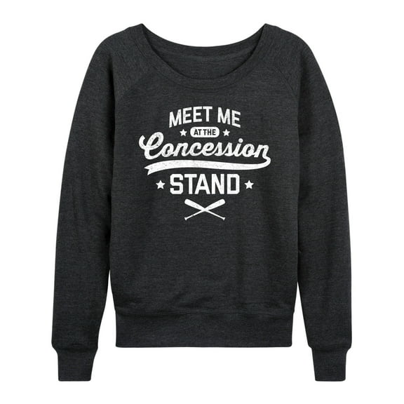 Instant Message - Concession Stand - Women's Lightweight French Terry Long Sleeve Shirt