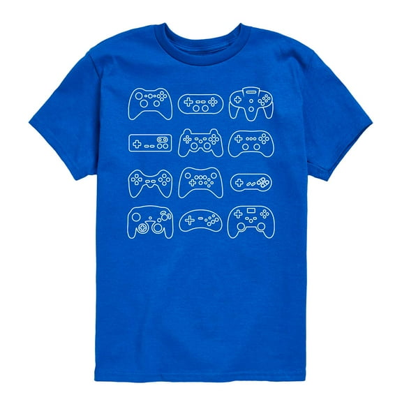 Instant Message - Controller Grid - Youth Short Sleeve Graphic T-shirt