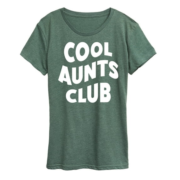 Instant Message - Cool Aunts Club - Women's Short Sleeve Graphic T-Shirt
