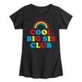 thumbnail image 1 of Instant Message - Cool Big Sis Club - Girls Fitted Short Sleeve Tee, 1 of 6