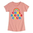 thumbnail image 1 of Instant Message - Cool Big Sis Club - Girls Fitted Short Sleeve Tee, 1 of 6