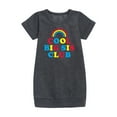 thumbnail image 1 of Instant Message - Cool Big Sis Club - Girls Ss Fleece Dress, 1 of 1