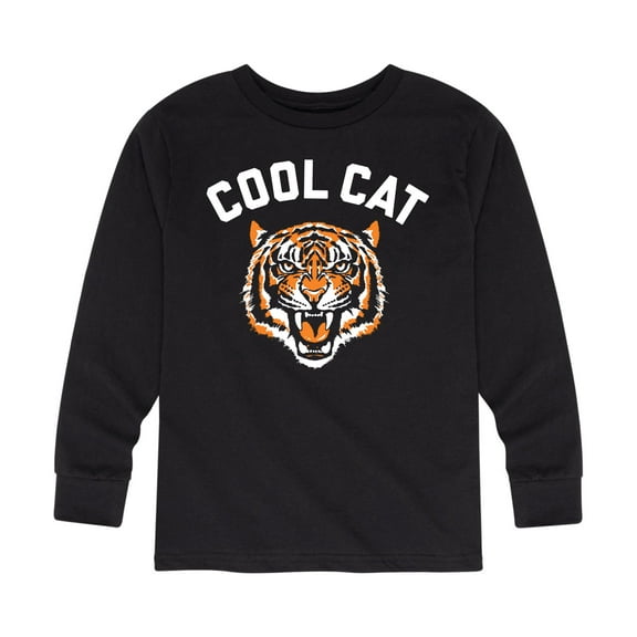 Instant Message - Cool Cat- Toddler And Youth Long Sleeve T-Shirt