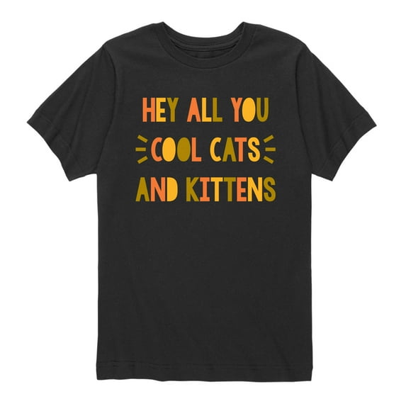 Instant Message - Cool Cats And Kittens - Toddler Short Sleeve Tee