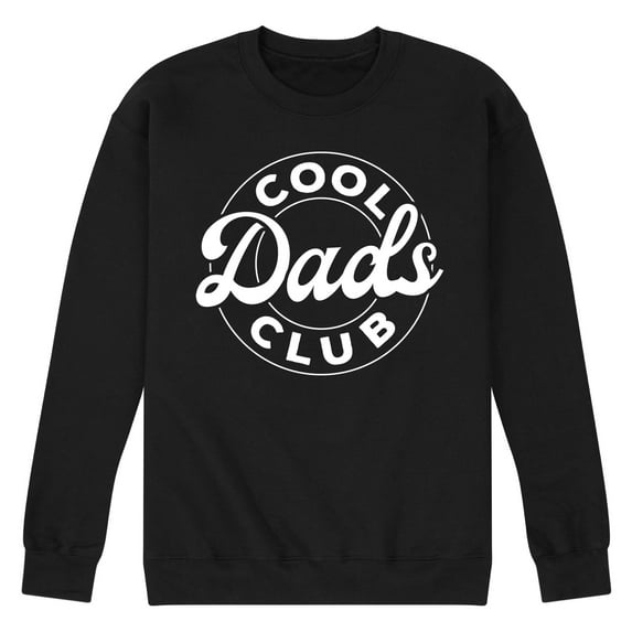 Instant Message - Cool Dads Club - Men's Crew Neck Fleece Pullover
