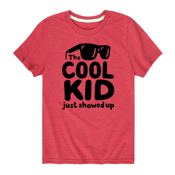 Instant Message - Cool Kid Just Showed Up -Toddler And Youth Short Sleeve Graphic T-Shirt