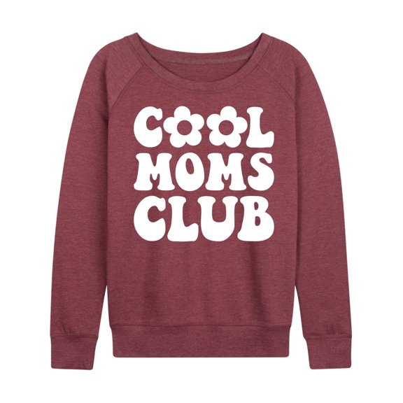 Instant Message - Cool Moms Club - Women's French Terry Long Sleeve Pullover