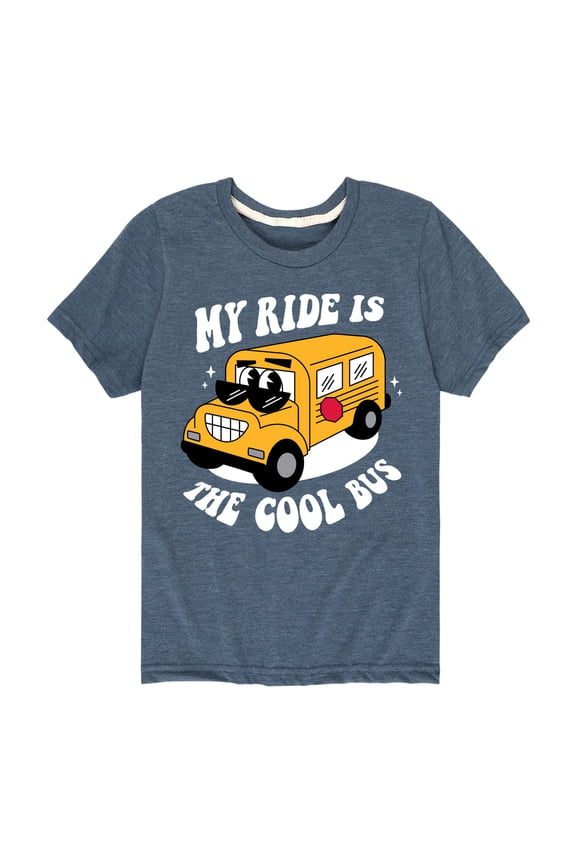 - Cool School Bus - Toddler & Youth Short Sleeve Graphic T-Shirt