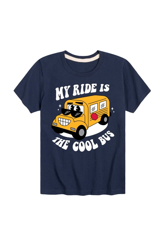 - Cool School Bus - Toddler & Youth Short Sleeve Graphic T-Shirt