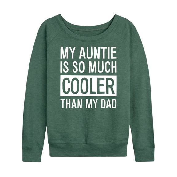 Instant Message - Cooler Than My Dad - Women's Lightweight French Terry Long Sleeve Shirt