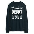 thumbnail image 1 of Instant Message - Coolest Uncle Ever - Men's Long Sleeve T-Shirt, 1 of 6