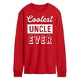 thumbnail image 1 of Instant Message - Coolest Uncle Ever - Men's Long Sleeve T-Shirt, 1 of 5