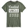 thumbnail image 1 of Instant Message - Coolest Uncle Ever - Men's Short Sleeve Graphic T-Shirt, 1 of 6