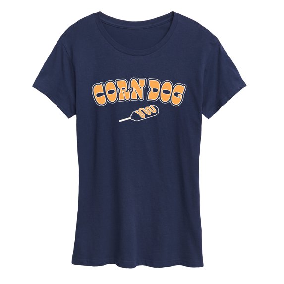 Instant Message - Corn Dog Short Sleeve Graphic T-Shirt