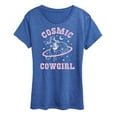 thumbnail image 1 of Instant Message - Cosmic Cowgirl Stars - Women's Short Sleeve Graphic T-Shirt, 1 of 6