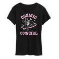 thumbnail image 1 of Instant Message - Cosmic Cowgirl Stars - Women's Short Sleeve Graphic T-Shirt, 1 of 6